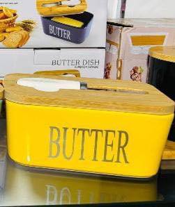 BUTTER DISH CERAMIC