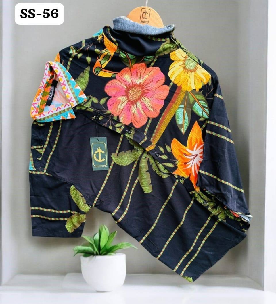 FLORAL HAWAIIAN SHIRT FOR MEN