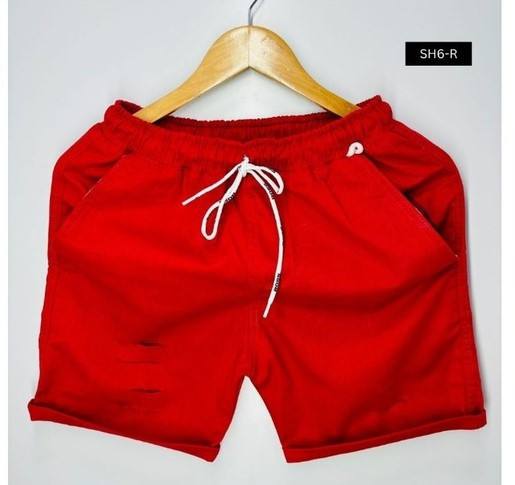 DAZZLING MENS PATCH SHORT - RED