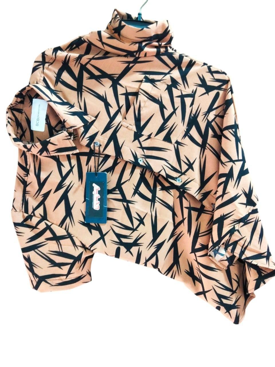 DAZZLING POPCORN SHORT SLEEVE SHIRT