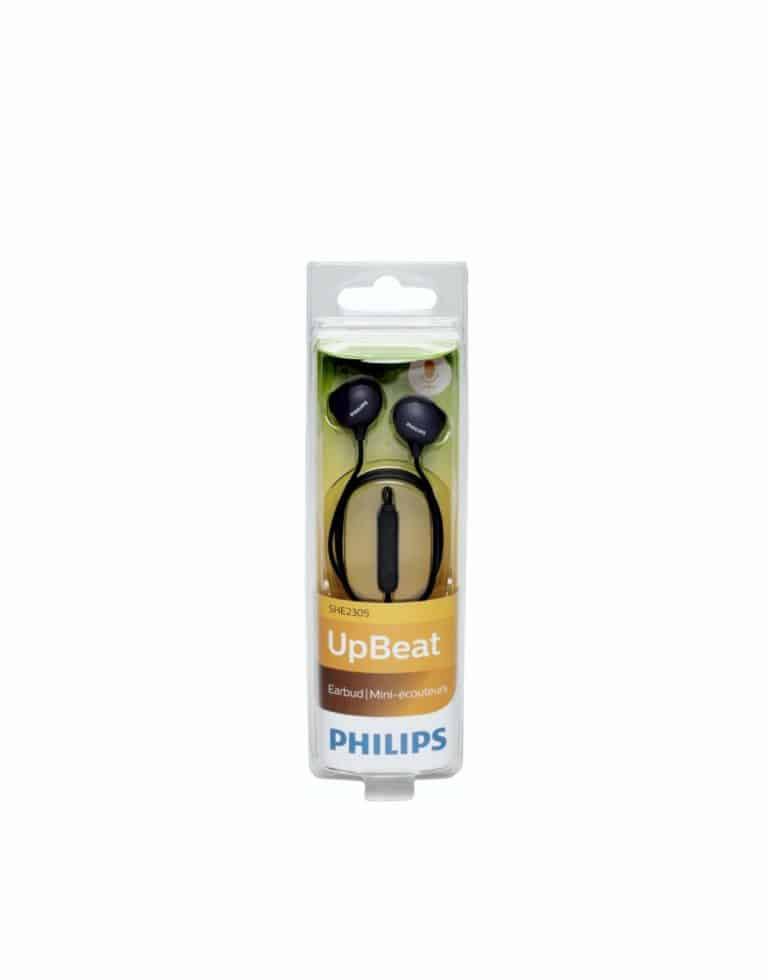 PHILIPS EARBUD HEADPHONE WITH MIC SHE2305BK/00