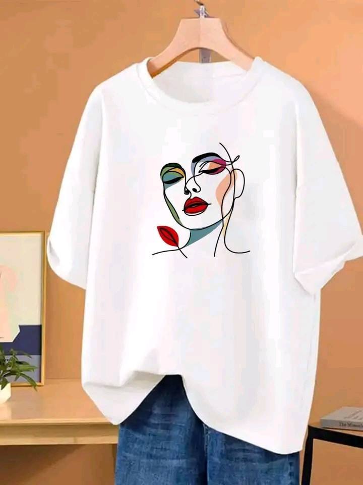 WHITE T SHIRT PATTERN FOR LADIES