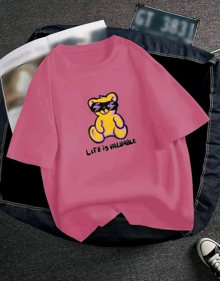 PINK TEDDY T-SHIRT
