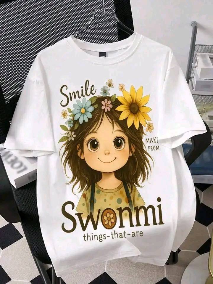 TRENDY WHITE COLOUR LADIES T SHIRT