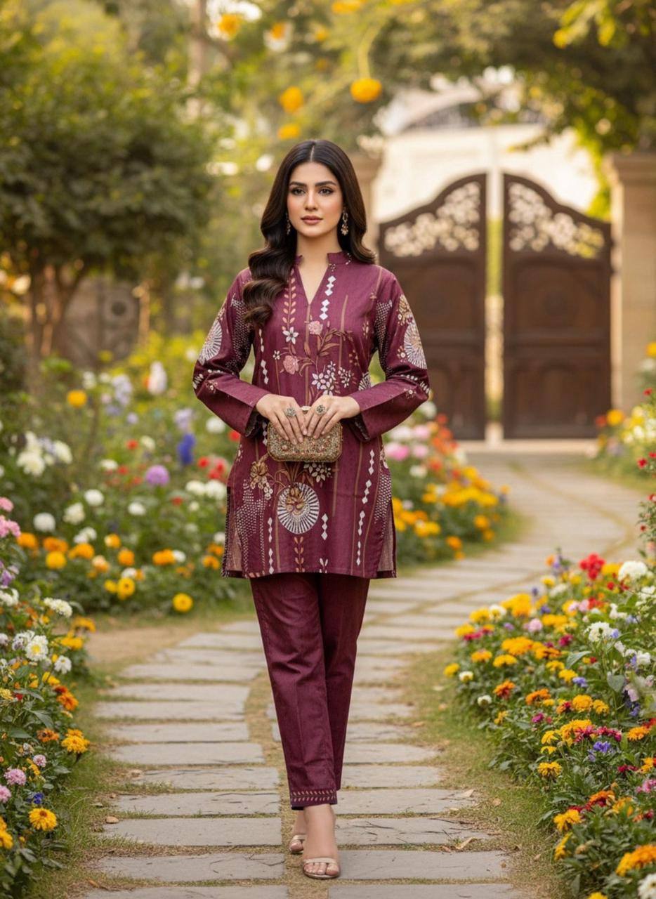 TURKISH STYLE CO-ORD SET IN BEST 7 DESIGN AVAILABLE