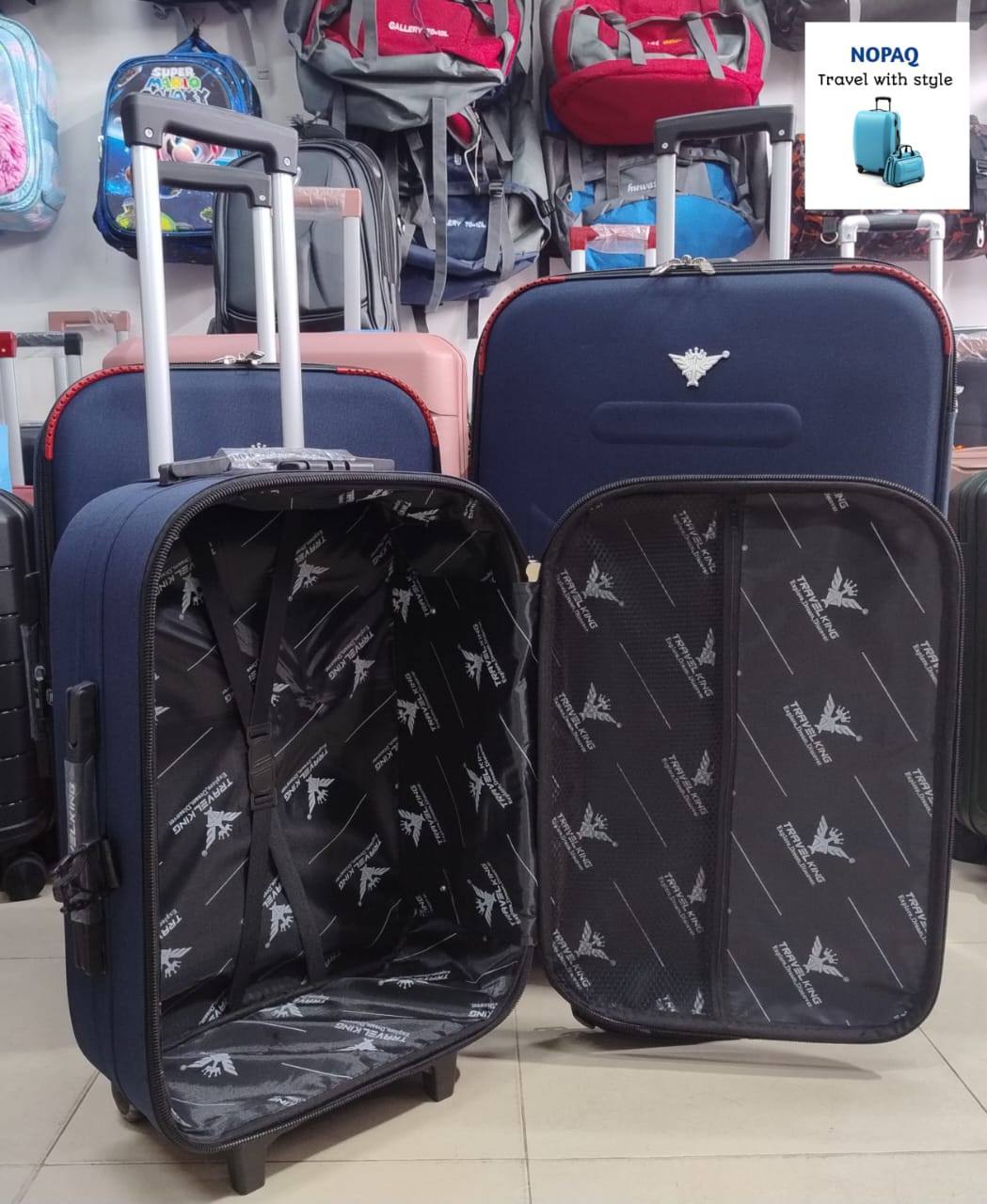 TRAVEL KING SUITCASES FOR SALE