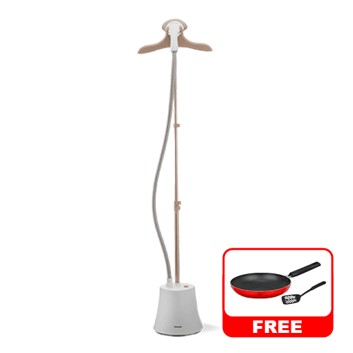 PANASONIC GARMENT STEAMER NI-GSG060 + FREE WIPRO 26” NONSTICK FRY PAN