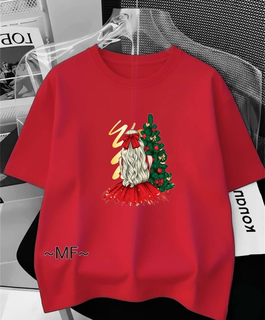 DAZZLING CASUAL TEE - RED