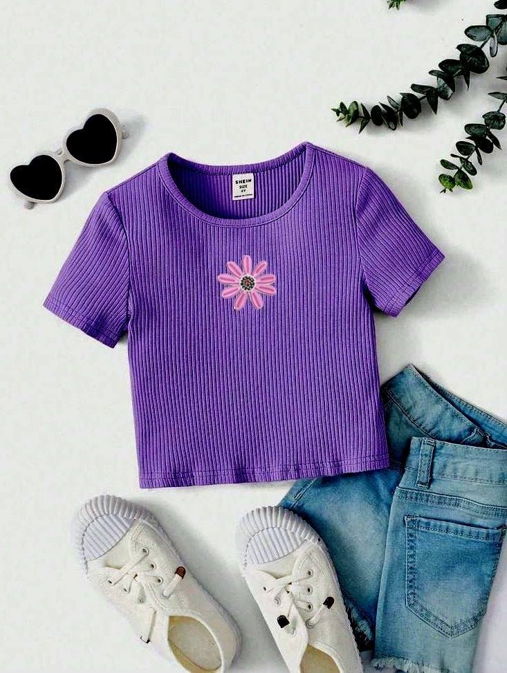 CROP TOP PURPELS