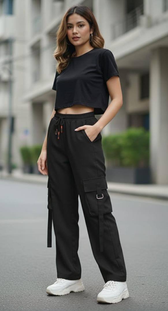 TRENDY 4 POCKET CARGO PANTS