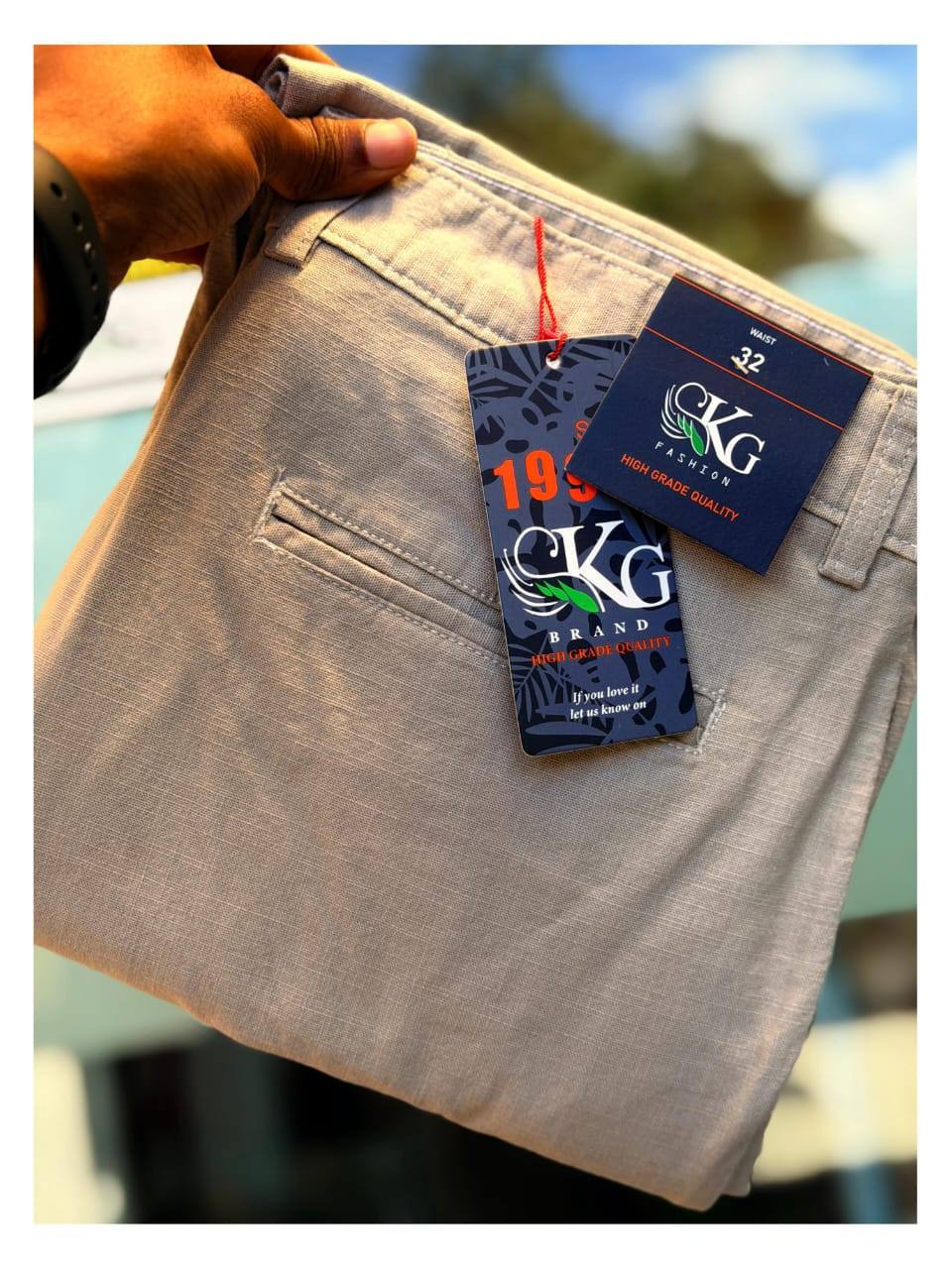 CHINO PANT – LINEN FABRIC ON SALE