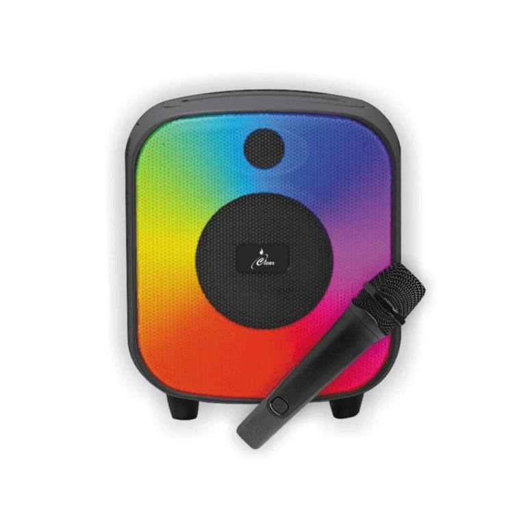 CLEAR PORTABLE BLUETOOTH SPEAKER WITH MIC - CLR3380