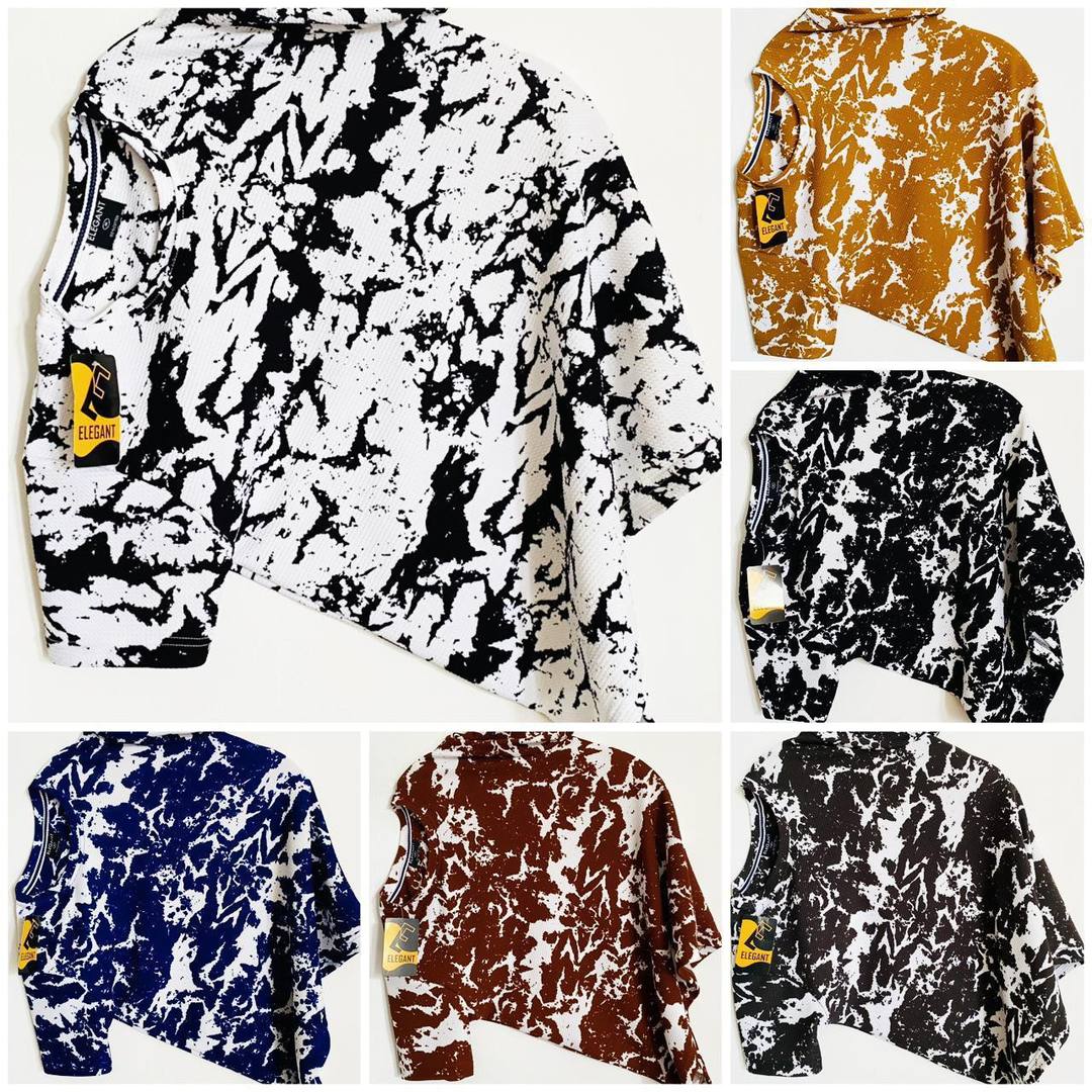 POPCORN MATERIAL TRENDY T-SHIRT