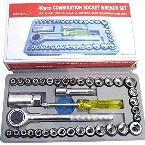 40 PCS COMBINATION SOCKET WRENCH SET