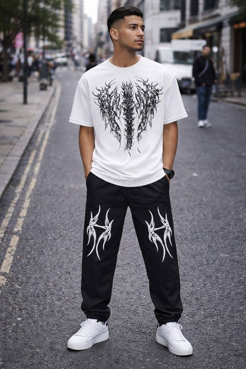 TRENDY PRINTED T-SHIRT + MATCHING BOTTOM