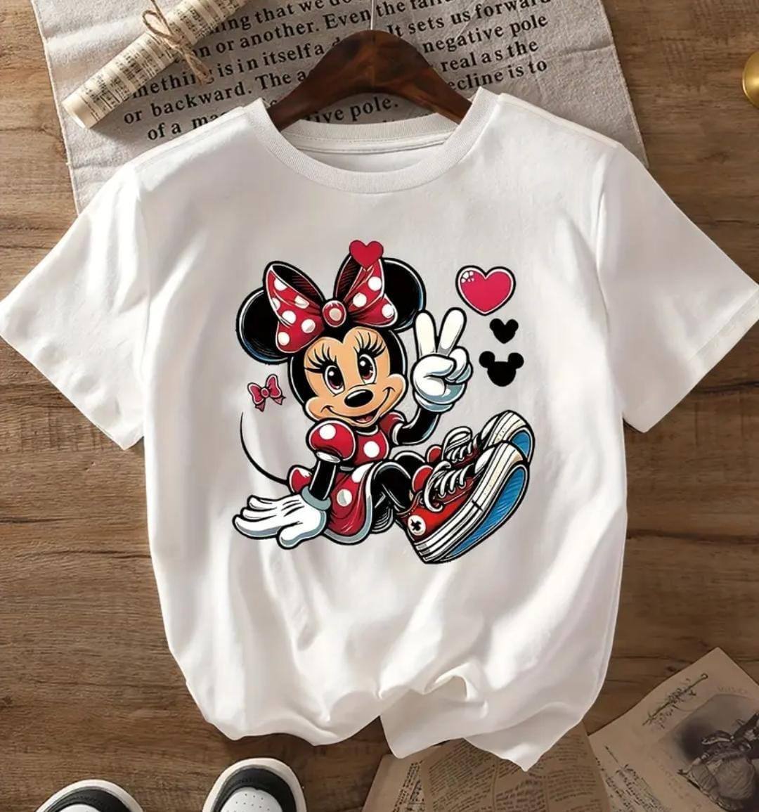 MICKEY MOUSE T SHIRT WITH WHITE COLOR
