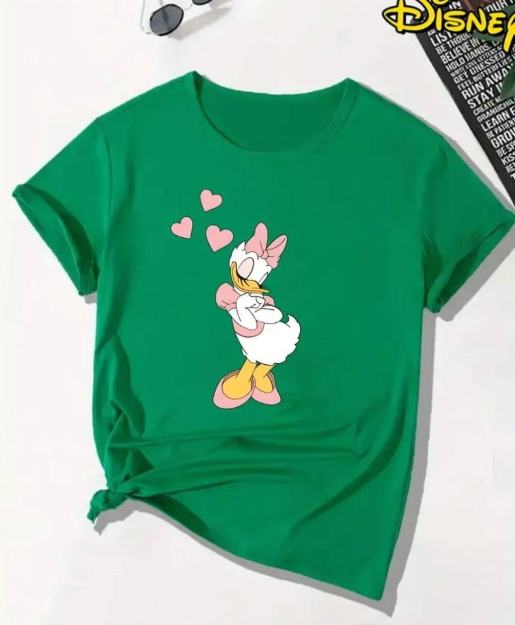 CASUAL TEE WITH GREEN COLOR LADIES