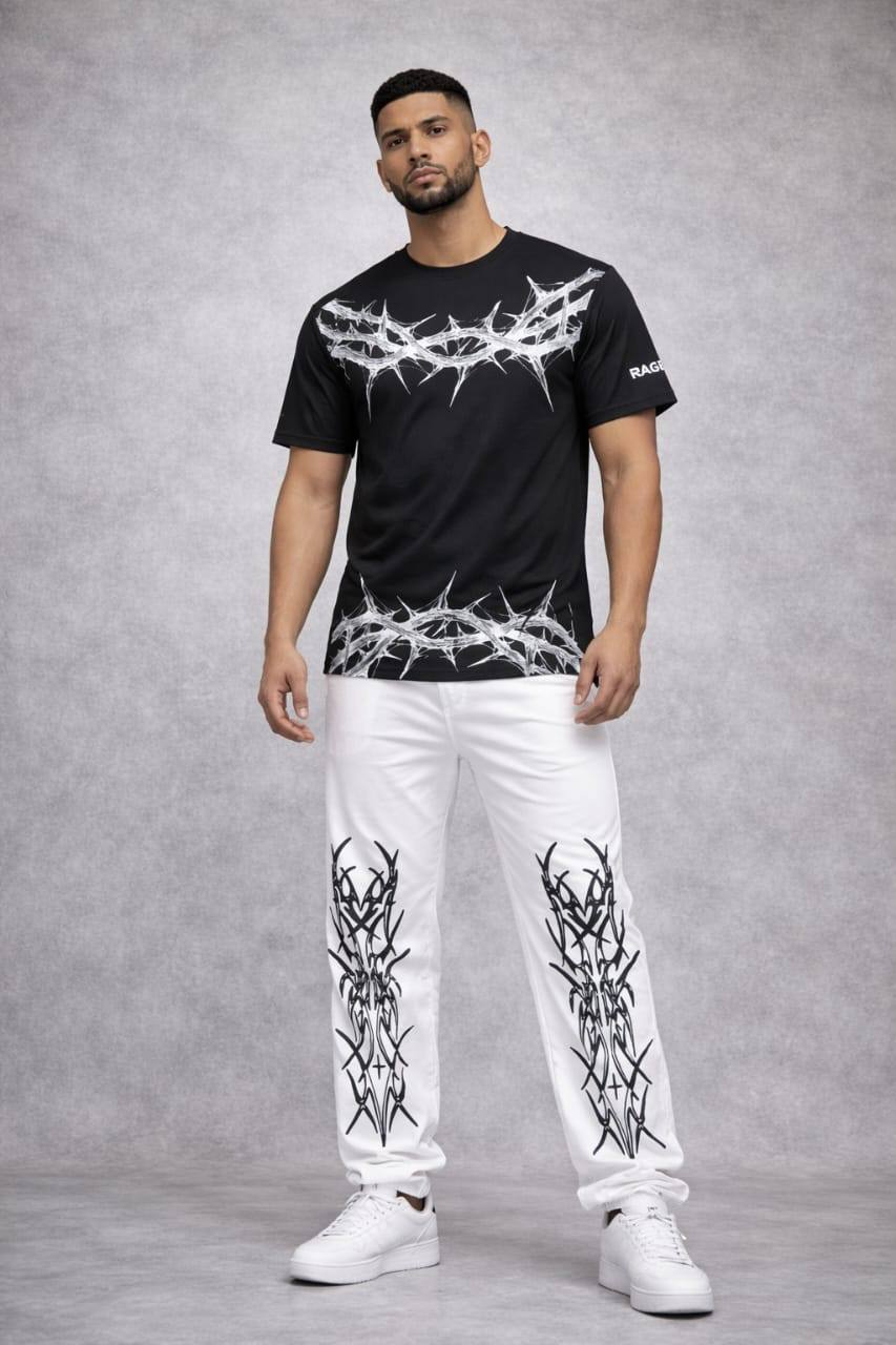 POPCORN FABRIC T-SHIRT SET – 2 PCS AVAILABLE