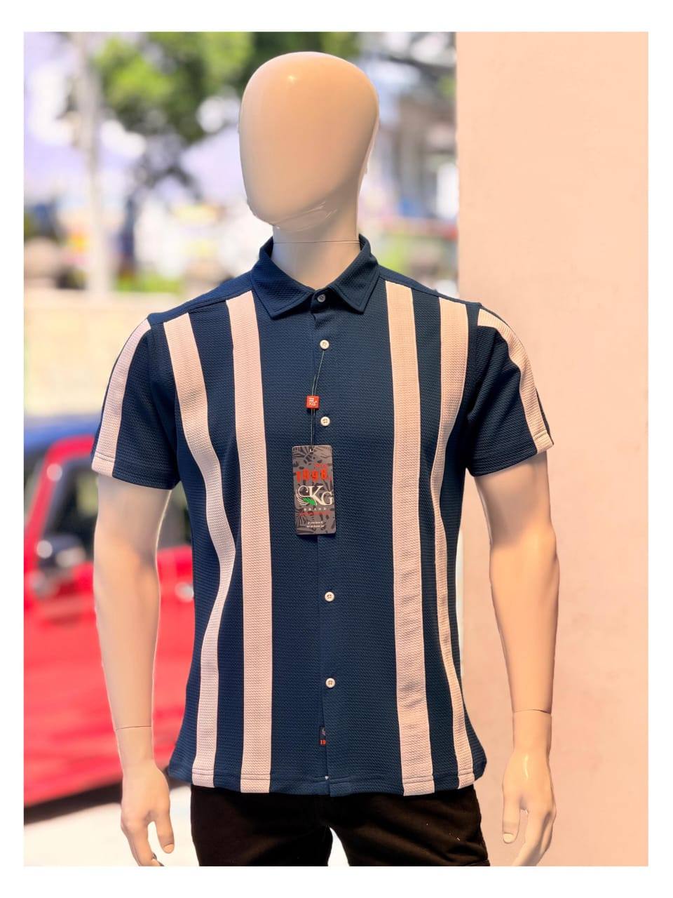 POPCORN TWO-TONE SHIRT