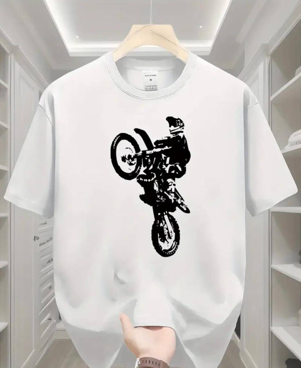 BIKE PRINT TEE WITH FOR SALE