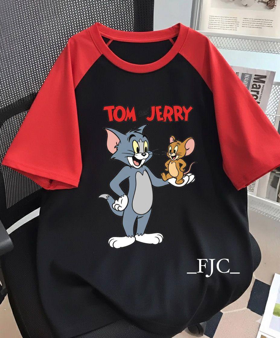 TOM AND JERRY PRINT T SHIRT FOR SALE