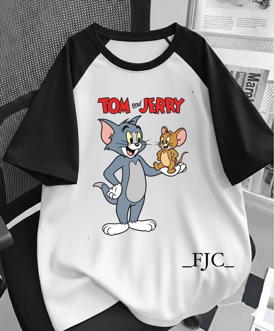 TOM AND JERRY PRINT T SHIRT AVAILABLE