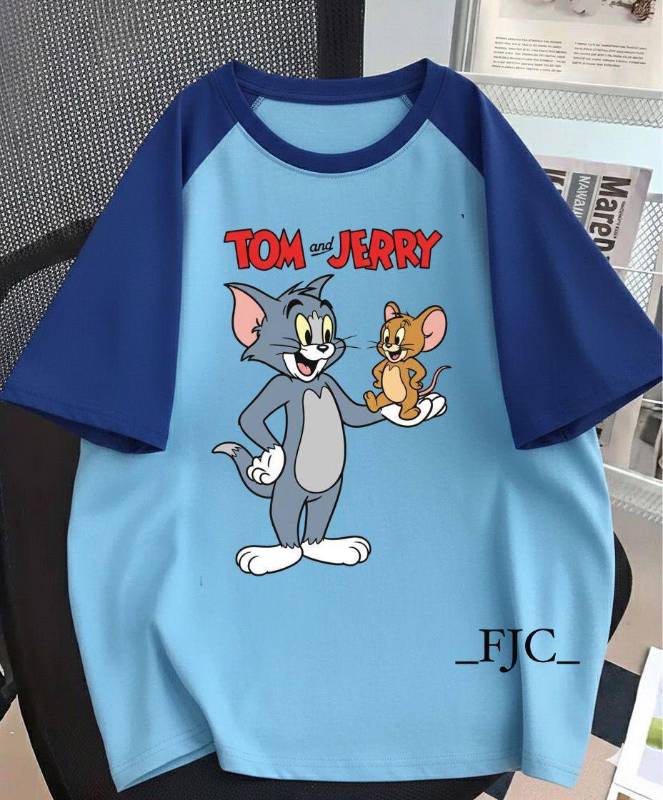 TOM AND JERRY PRINT T SHIRT FOR SALE