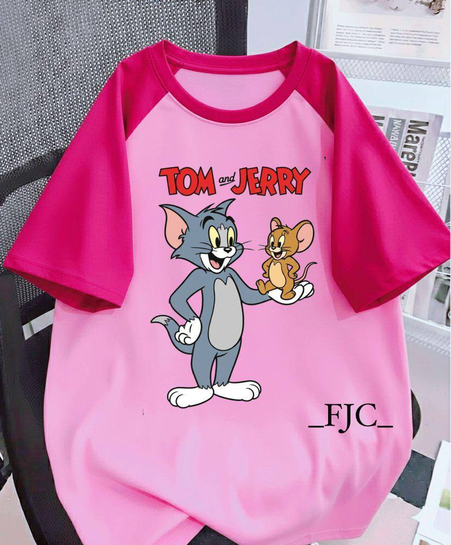 TOM AND JERRY PRINT T SHIRT FOR SALE