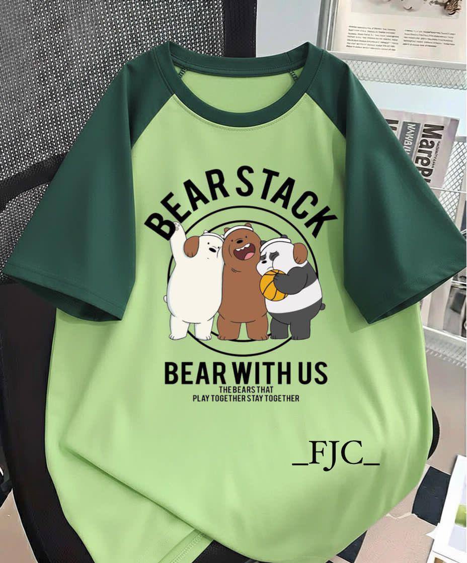 BEAR STACK BAGGY T SHIRT AVAILABLE