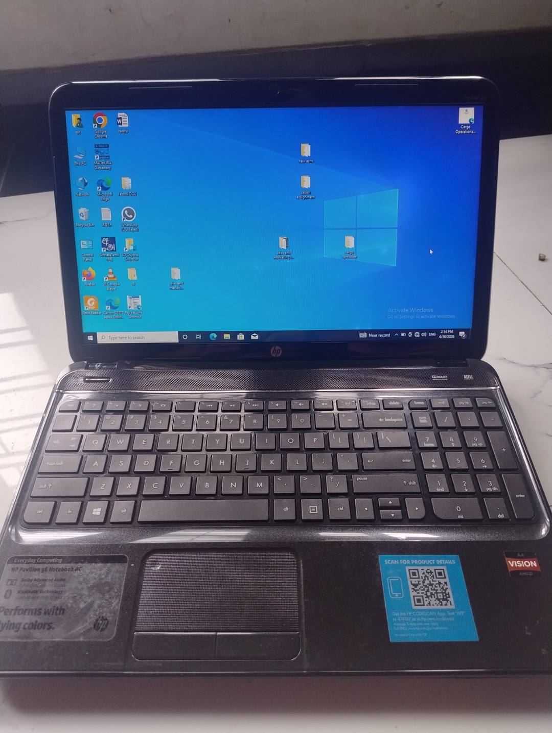 HP PAVILION G6