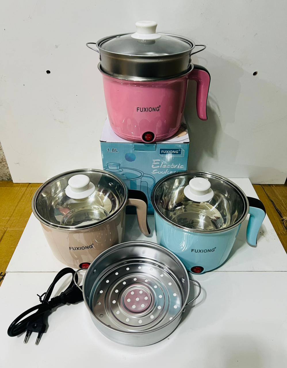 MULTIFUNCTION DOUBLE LAYER MINI COOKPOT 1.8L