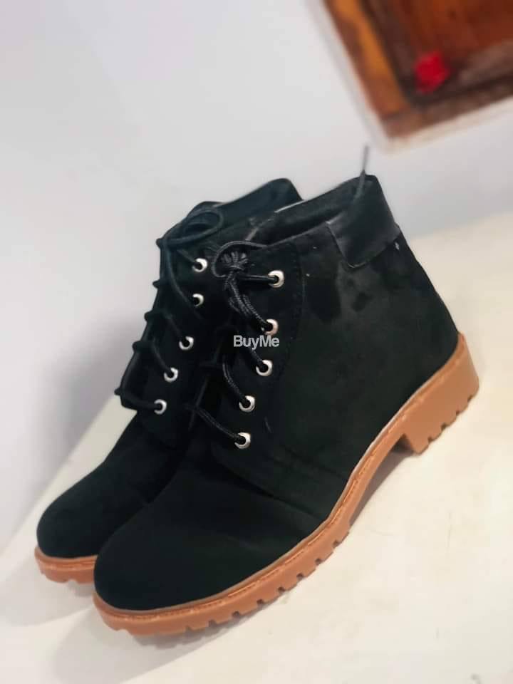 BOOT SHOES FOR MEN - BLACK