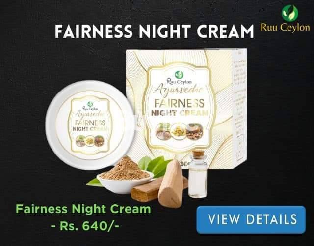 Ayurvedic fairness night cream