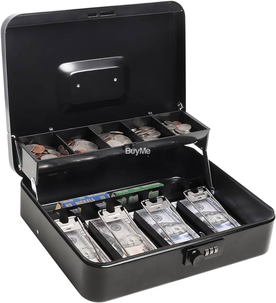 MEDIUM CASH BOX WITH MANEY TRSY