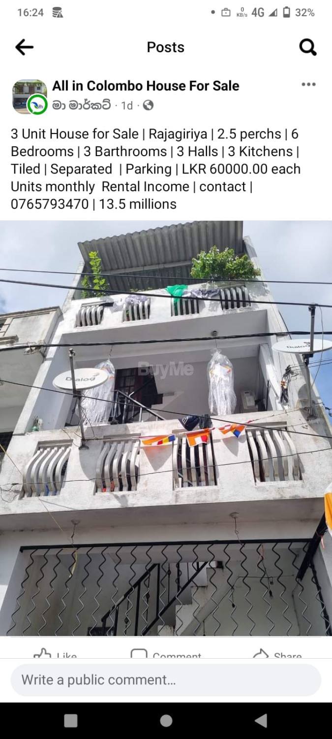 House for Sale in Rajagiriya