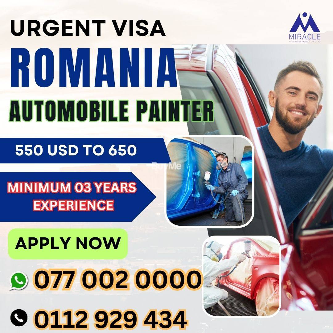 OVERSEAS JOB FOR AUTO MOBILE PAINTER IN ROMAINA