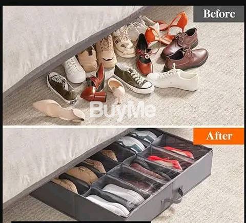 UNDER BED SHOES ORGANIZER