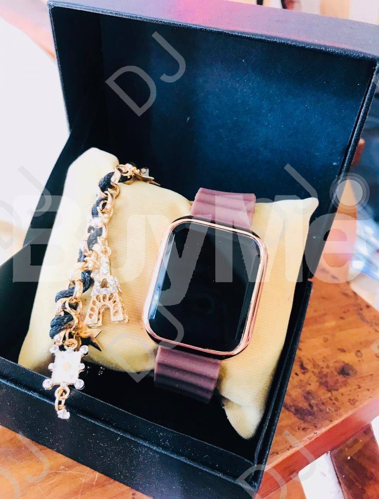 LED WATCH WITH BRACELET