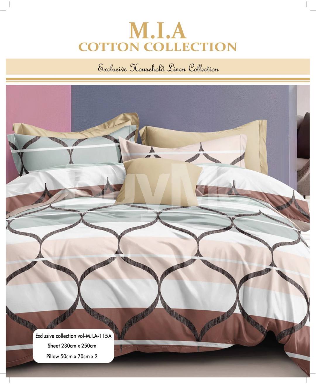 M.I.A BEDSHEET (PRINTED) KING SIZE