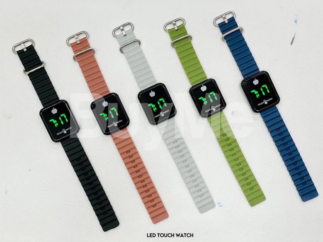 NEW APPLE LED DIGITAL TOUCH SCREEN SQUARE TYPE WATCHES
