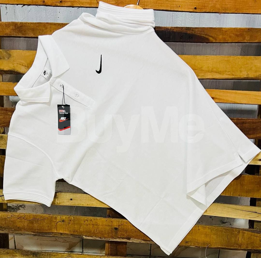 NIKE COLLAR TSHIRTS PREMIUM QUALITY 220 GSM - WHITE