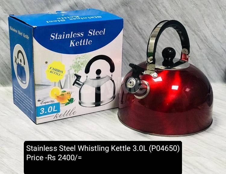 STAINLESS STEEL WHISTLING KETTLE 3.0 L