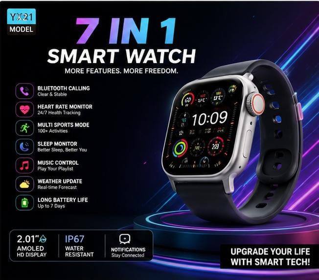 REMAX 7-IN-1 PREMIUM SMARTWATCH – YX21