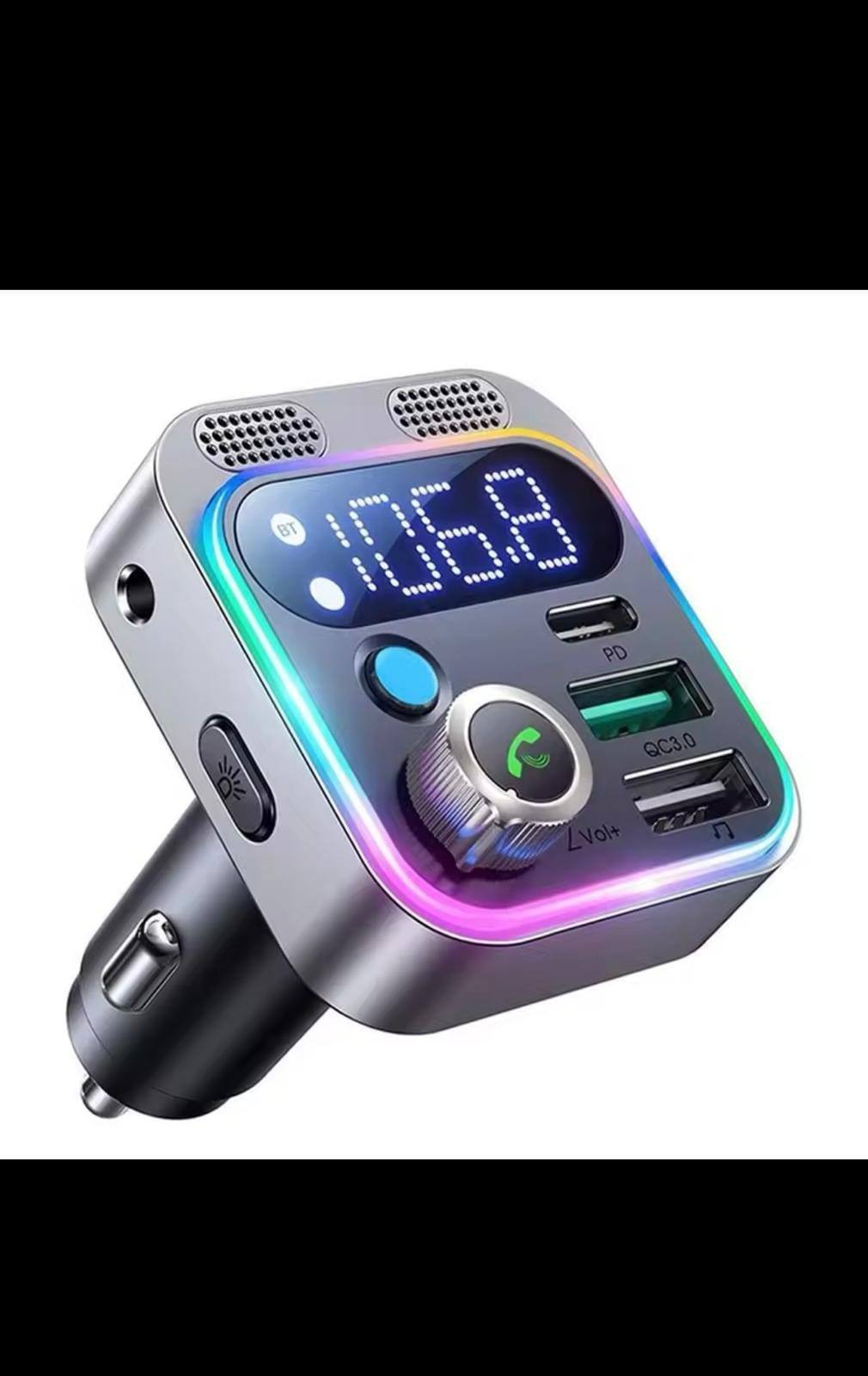 REMAX 38W FM TRANSMITTER & CAR CHARGER