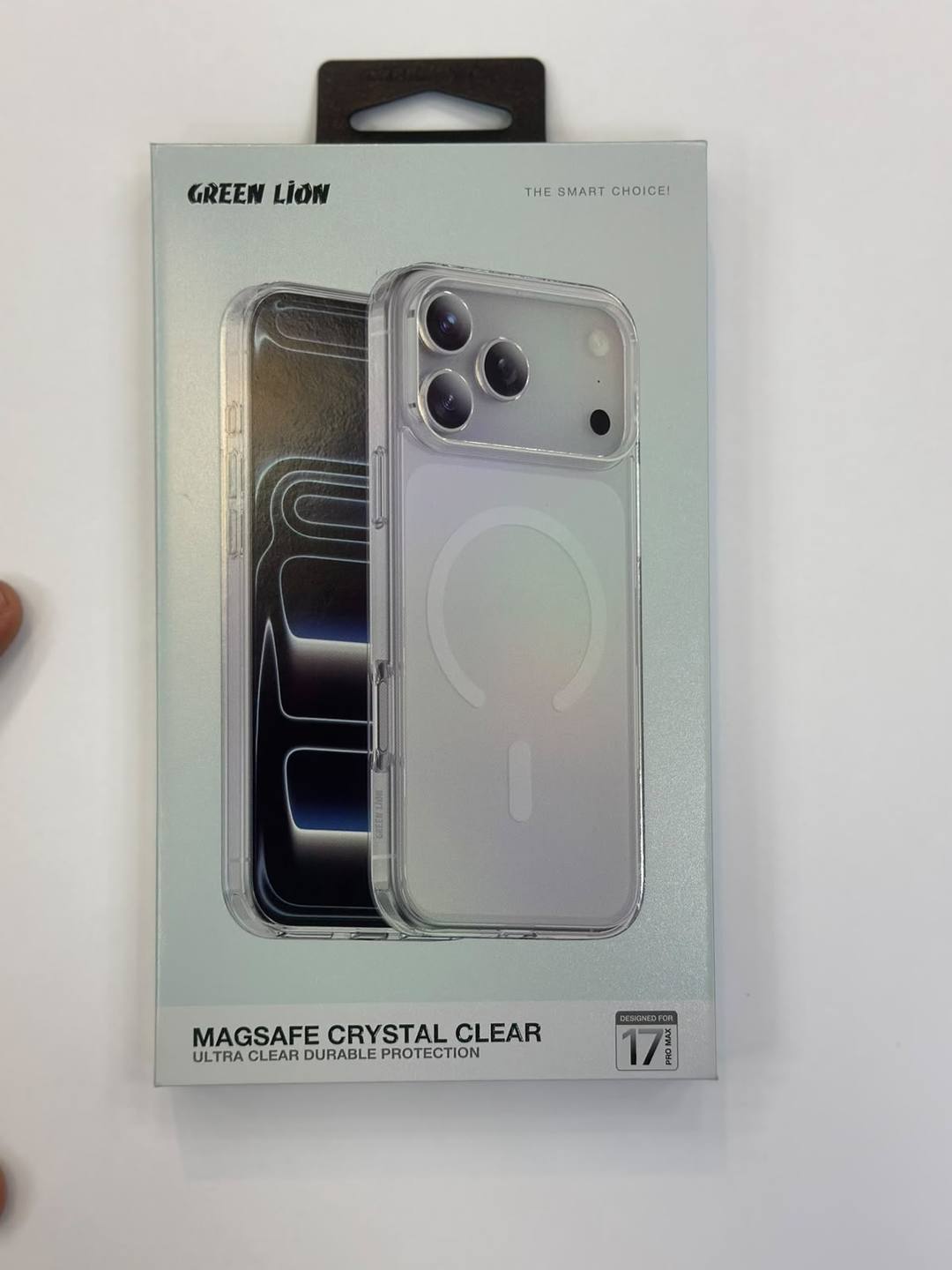 Green Lion MagSafe Crystal Clear Case - iPhone 17 Pro Max