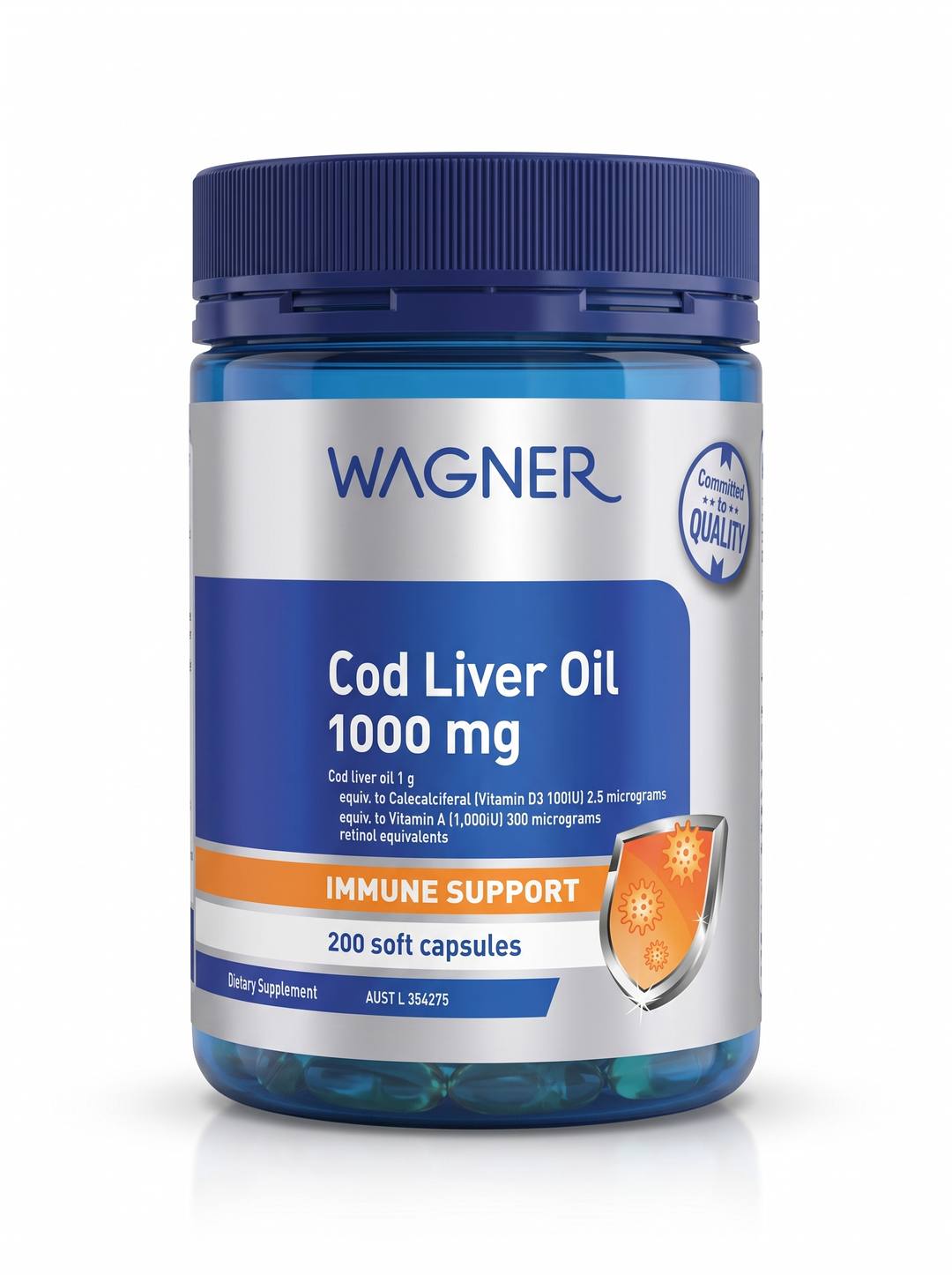 WAGNER COD LIVER OIL 1000MG