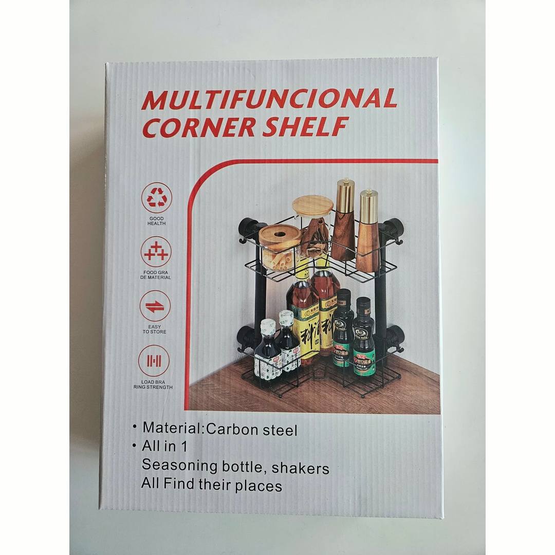 Multifunctional Corner Shelf