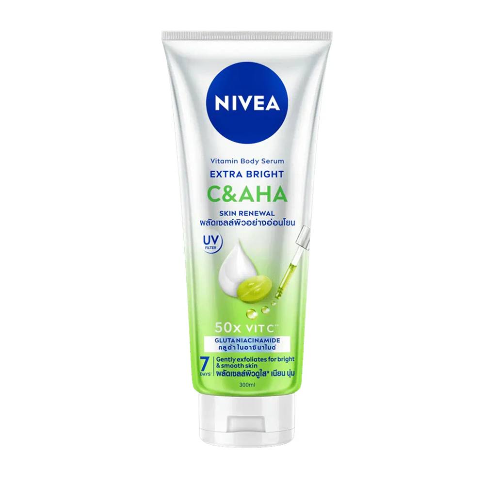 Nivea Extra Bright Vitamin C & AHA Gluta Niacinamide Body Serum 170ml (Skin Renewal)