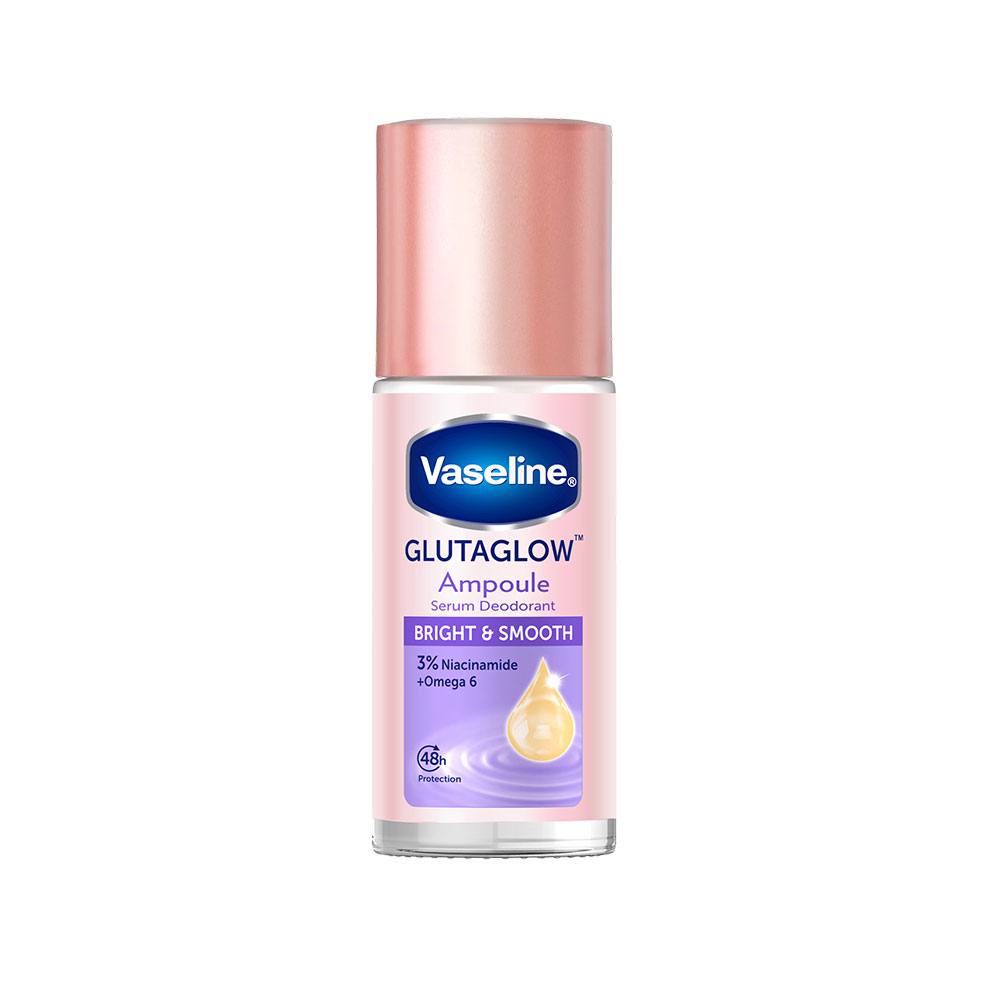 Vaseline Glutaglow Ampoule Serum Deodorant Bright & Smooth Roll On – 45ml
