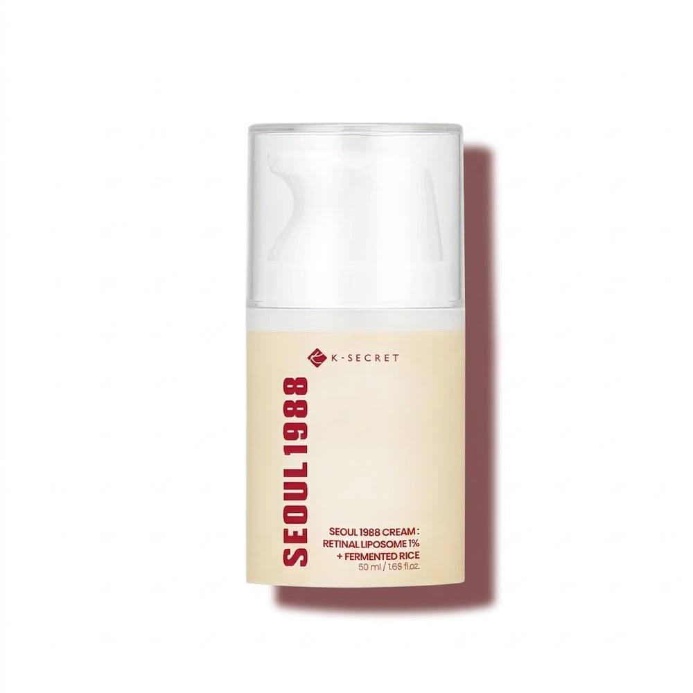 K-Secret SEOUL 1988 Cream: Retinal Liposome 1% + Fermented Rice – 50ml